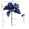 12" Blue Glitter Holly Picks - 12-Pack, 4 Ornament Balls, Perfect for Christmas Tree, Wreath & Garland Décor - Festive Holiday Accent - 2024 Christmas Collection, Floral Home by Artificial Flowers